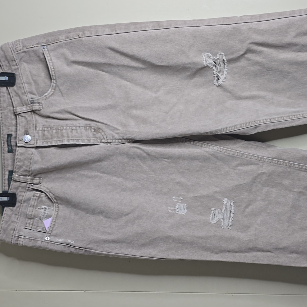 Women's High Rise EasyRigid Straight Distressed Jeans Wild Fable 12 - Picture 5 of 10